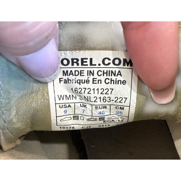 Sorel Major Lace Botki Ankle Booties Women’s Size 9 - Picture 9 of 11